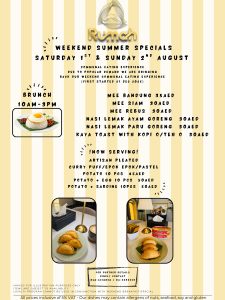 Weekend Summer Specials
